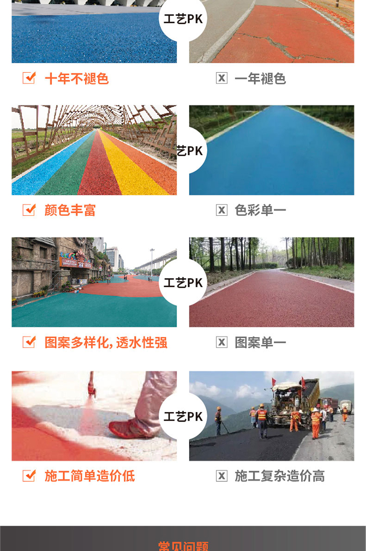 瀝青改色