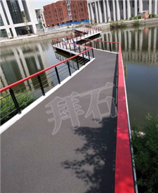 上海安亭彩色透水混凝土項目