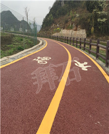 貴州普定縣彩色透水混凝土項(xiàng)目